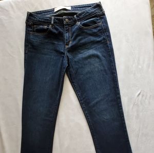 Women's A&F Skinny Boot Cut Blue Jeans Size 6R